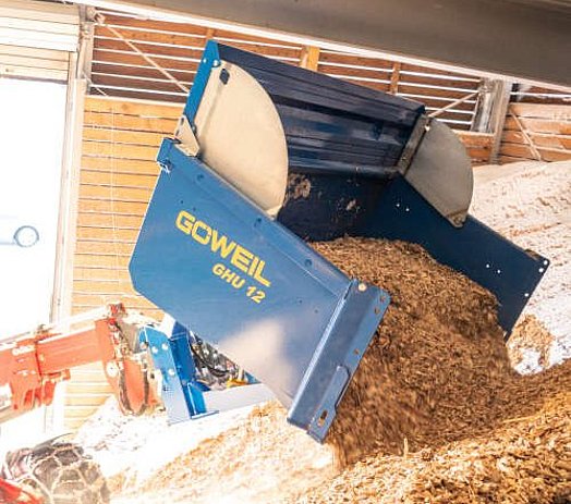 Durch die robuste Bauweise nimmt es die GHU 12 mit sämtlichen Materialien auf.